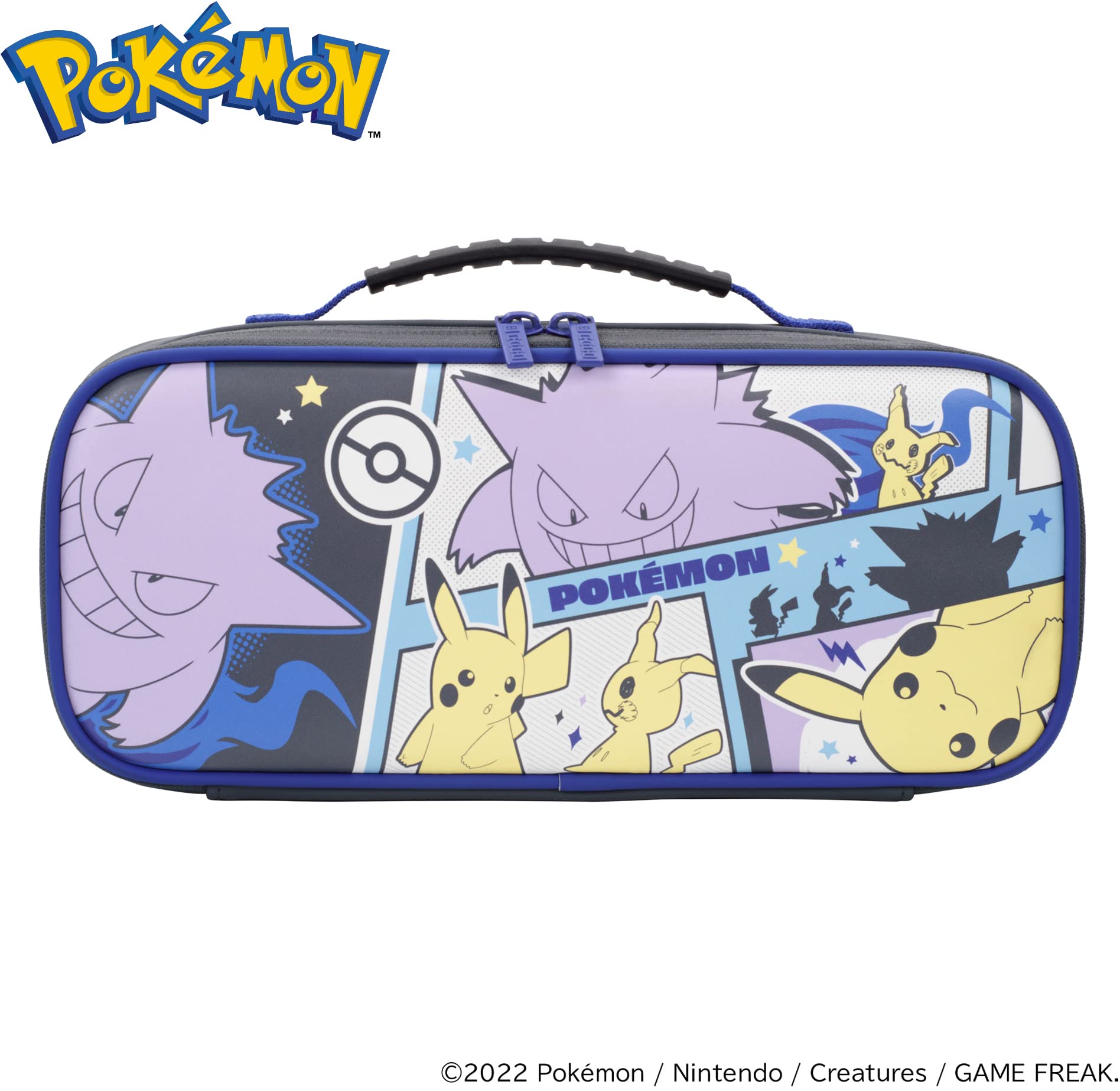 Funda Hori Extragrande Pikachu, Gengar Y Mimikyu Negro ( NINTENDO SWITCH - ) - Licencia Oficial Funda Hori Extragrande Pikachu, Gengar Y Mimikyu Negro ( NINTENDO SWITCH - ) - Licencia Oficial